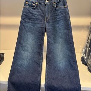 Re/Done mid rise wide leg crop